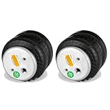 TORQUE 2 pcs 2600 Universal Air Spring Air Bag with Internal Jounce Bumper 1/2" NPT Single Port Double Bellow 7,500 lbs (Replaces Air Lift Dominator 2600 D2600) (TR75861)