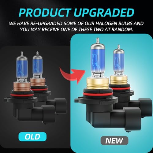 Image of XFLHEHD Fits for 2006-2015 Honda Civic Halogen Headlight Bulbs Combo, Ultra Bright 5000K White High Low Beam Headlight Bulbs, Plug and Play, 4 Pack
