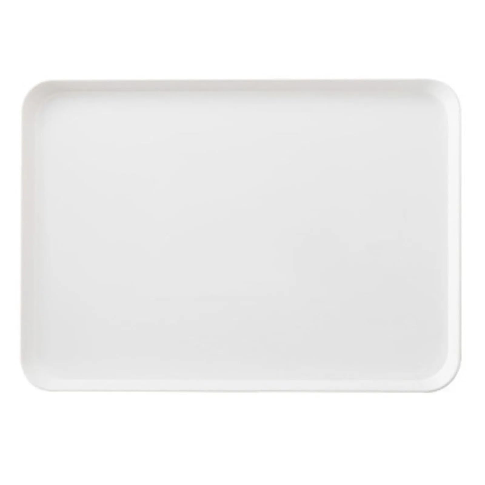 Juego de 3 bandejas rectangulares de plástico para desayuno, tazas de frutas y pan, platos versátiles para servir en casa, bar, hotel y más