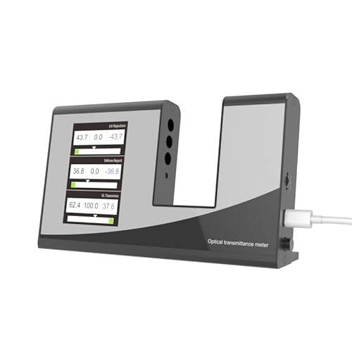 YFYIQI Light Transmission Meters UV IR Visible Light Meter with Range Visible Light 380nm-760nm Near-Infrared Source 940nm Resolution 0.1% Accuracy ±1.5% Used in Glass Film and Other Industries