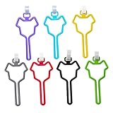 ROMISBABA 7stücke Teiliges Hundekotbeutelhalter Freihändiger Kotbeutelspender Mit Robustem Clip Für Leine Langlebig Und Leicht Für Spaziergänge Rucksack Fahrrad Und Hundeträger