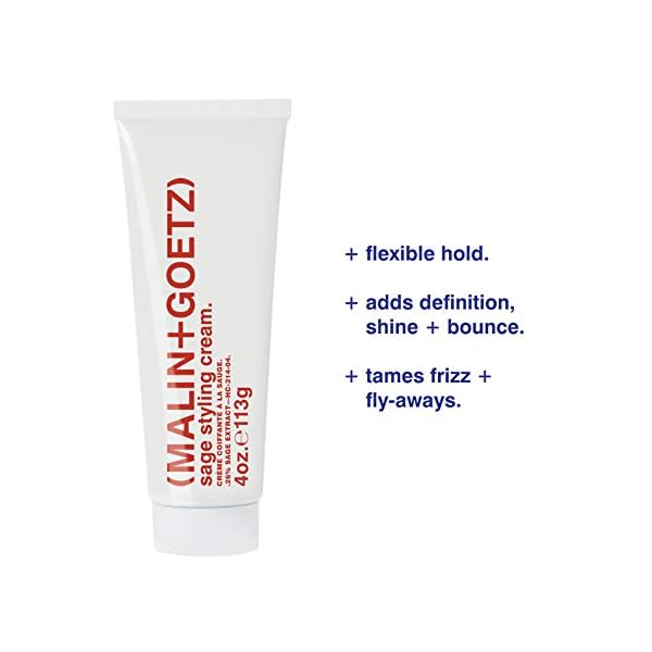 MALIN+GOETZ Women's Sage Styling Cream, White, 4 Fl Oz