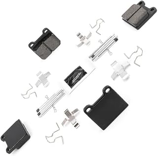 Rear Brake Pad Replacement, 1 Set fits Mercedes-Benz 230SL 1967 2.3L l6 W114.015, fits 230 1967 2.3L l6 W114.015