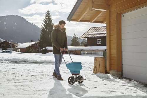 Gardena Spreader Xl: Universal Spreader For Delivering Fertiliser, Seeds And Salt, 1.5-6 M Spreading Width, For About 800 M Sq Of Lawn Area, 18 Litre Capacity, With A Locking Slide (436-20) - 5