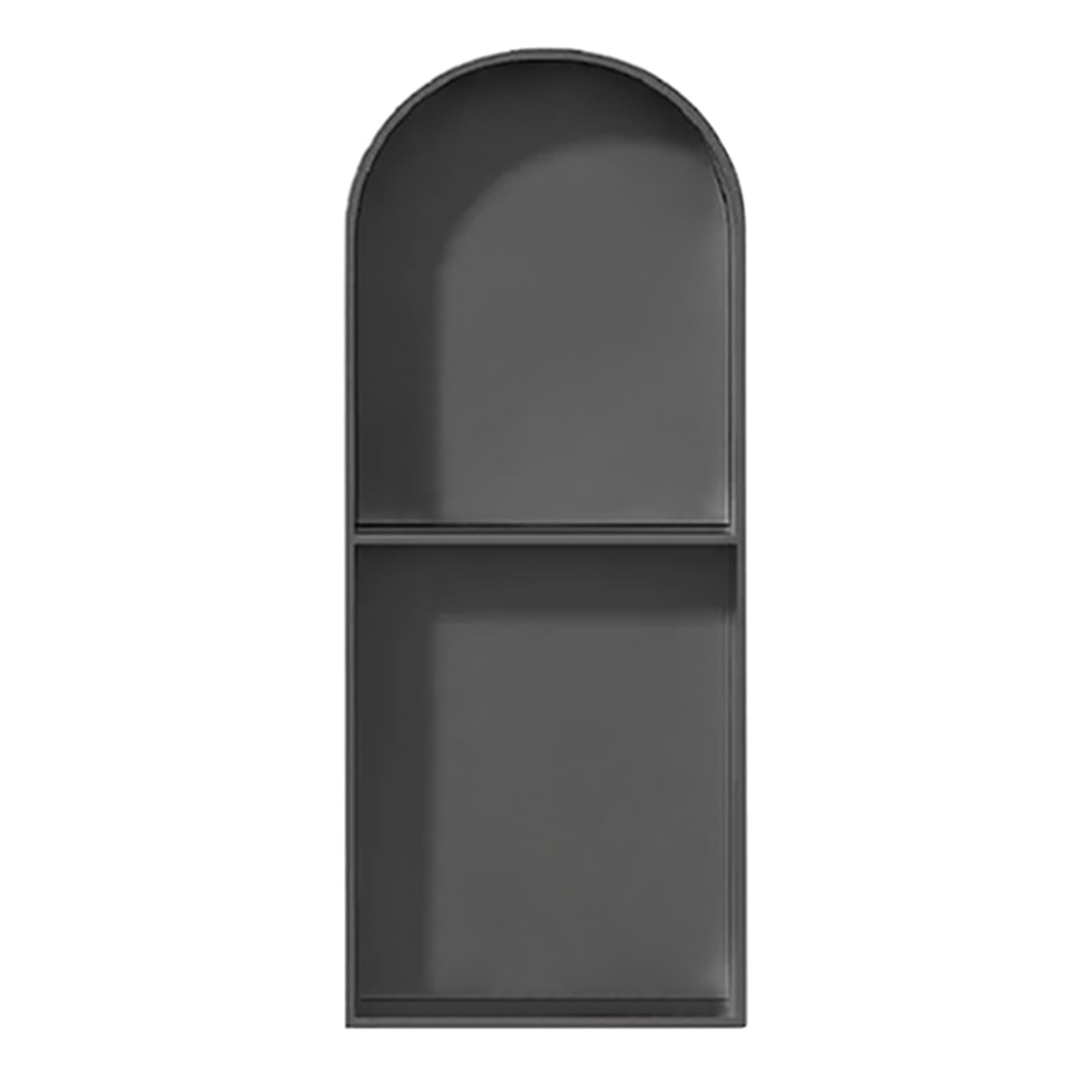 Stauraum im Badezimmer, Einbau-Duschnische aus Edelstahl mit 2 Fächern, Mehrfarbig, mehrere Größen(Grey,900x300x150mm)