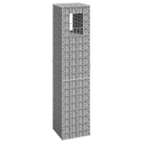 ShGaxin Panier de gabion en fer, gabions, pour murs, panier en pierre, gabions, 40 x 40 x 180 cm