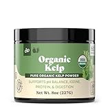 Organic Kelp Powder Supplement - Bulk Raw, Dry, Pure Sea Kelp Seaweed Powder 8oz 75 Serving Thyroid, Iodine, & Digestion