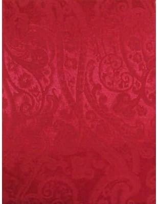 Lauren Ralph Lauren Dressage Red Tablecloth Paisley 70" Round