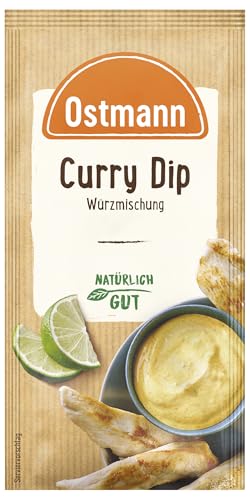 Ostmann Gewürze – Curry Dip, aromatisches Gewürz für leckere Dips und Soßen zu Snacks, Chips, Brot, Fleisch, Gemüse und vielem mehr, 10 g
