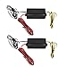 Acouto 2 Way Speaker Crossover Car Audio Passive Frequency Divider Improve Bass Sag Sound Enhancement Tool for Car
