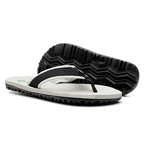 Kit 2 Pares Chinelo Masculino Super Confortável Verão Cor:Branco;Tamanho:44