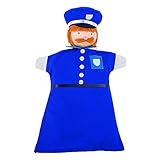 Liebenswerte, knuddelige, kuschelweiche Handpuppe aus Plüsch