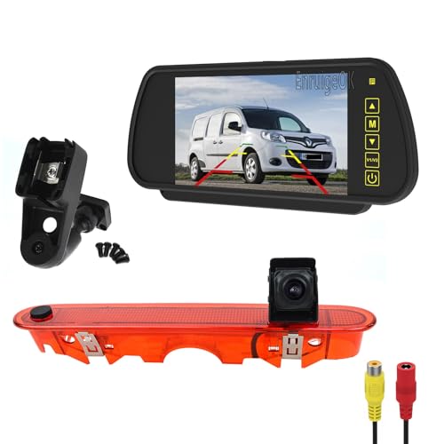 Kit Caméra De Recul Pour Feu Stop - Compatible Renault Kangoo & Mercedes Citan - Écran 7 Pouces - Grand Angle 120° - IP68