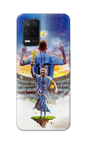 Image of Printed Hard Back Cover for Realme 8s 5G Back Cover (Famous Football Player -J2) -190724(EA)