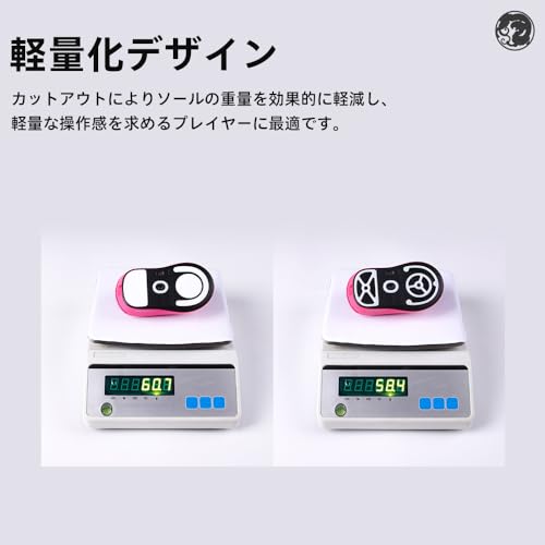 EsportsTiger マウスソール KRYOS マウスフィート ロジクール Logicool G PRO X SUPERLIGHT 2 DEX Wireless ワイヤレス 無線用 白 ゲーミングマウス 滑り強化 1セット入り 【国内正規代理店保証品】