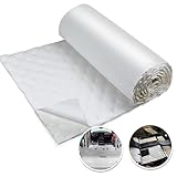 Chaoxinyizu デッドニング 車 断熱材 断熱マット吸音マット 吸音シート 制震材 自動車 制振 吸音 吸音対策 簡単 DIY 室内装飾 楽器 消音 防音 吸音パネル 自動車/室内装飾/楽器用 (ホワイト, 3m×50cm（1ロール）)