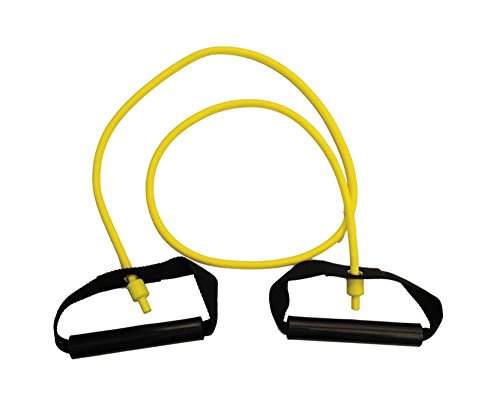 Great Lakes Sports Resistance/Exercise Tubes with Comfort Handles (Yellow)