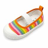 [CLARAH] 上履き 上靴 子供 キッズ 女の子 男の子 18cm 虹 レインボー 保育園 幼稚園 小学校 うわばき うわぐつ ポス ks-2103-005