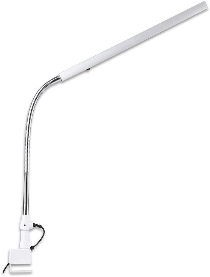 Desk Lamp, 36LEDs Ultra-Slim LED 360 Degree Rotation Metal Arm Eye-Caring Office Lamp for Eyebrow Manicure, Reading and Eyelash Extension Supplies (US Plug)