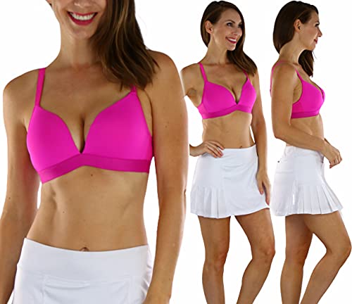 Image of ToBeInStyle Women's Pack of 6 Padded Assorted Styles Supportive Bras Cup Size - A to DDD