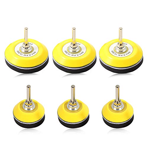 SPEEDWOXフックアンドループサンディングディスクパッド6パックキット（シ...