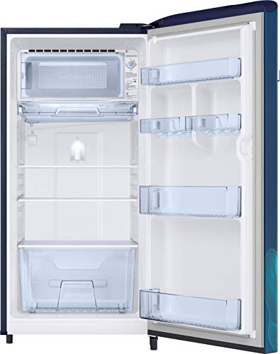 Image of Samsung 198 L 5 Star Inverter Direct-Cool Single Door Refrigerator Appliance (RR21T2G2W9U /HL, Paradise Blue, 2022 Model)