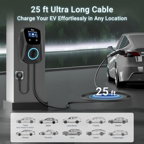 Tera ZB04-U011K SERIES: For Tesla Electric Vehicle (Ev) Charger: Level 2 J1772 2024 Fully Upgraded Etl Energy Star 48A thumb #4
