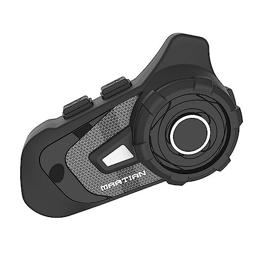 Martian Motocycle Helmet Wireless Bluetooth Headset BlueT-S2 Plus IP67 Waterproof /1000M Intercom/FM Radio/ Moto Biking & Skiiing/2 in 1 Microphone/6 Riders Intercom/