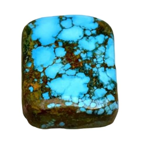 Pierre turquoise naturelle en vrac cabochon coussin 19.54mm pour collier et bague