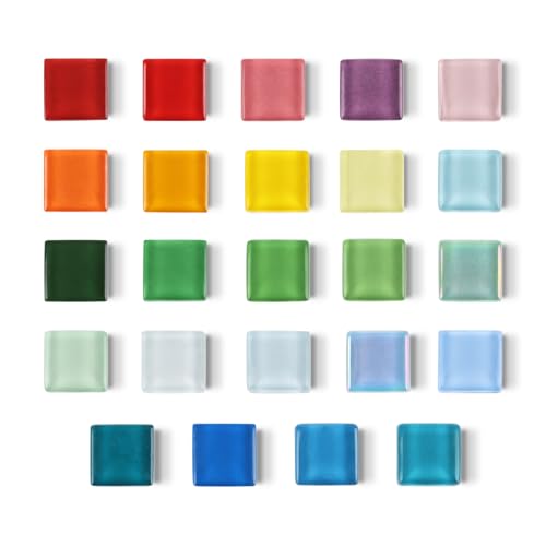 Imanes decorativos cuadrados para refrigerador, 24 colores