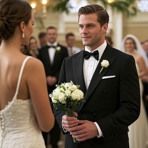 2 Piece Double Breasted Mens Suit for Wedding Formal Slim Fit Suits for Men Double Breasted Groom Suit for Prom2