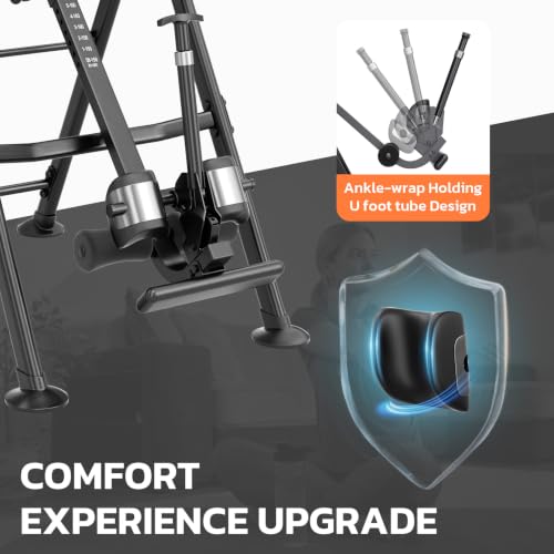 Image of YOLEO Gravity Inversion Table for Back Pain Relief 2026 New Inversion Table