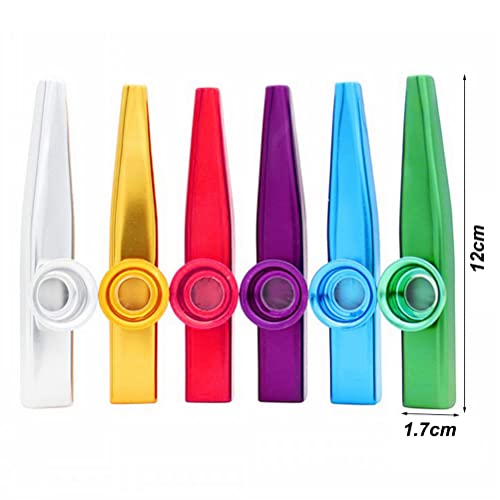 kuou Lot de 6 Kazoos en métal pour Enfants - Les Beatles, Paul McCartney, John Lennon, RIngo Starr, George Harrison kuou Lot de 6 Kazoos en métal pour Enfants – Image 3