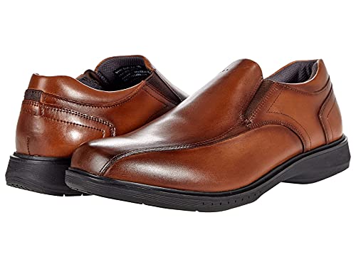 Nunn Bush mens Kore Pro Bicycle Toe Slip-on With Kore Slip Resistant Comfort Technology Loafer, Cognac, 8.5 Wide US by Nunn Bush - Used condition - Image 2