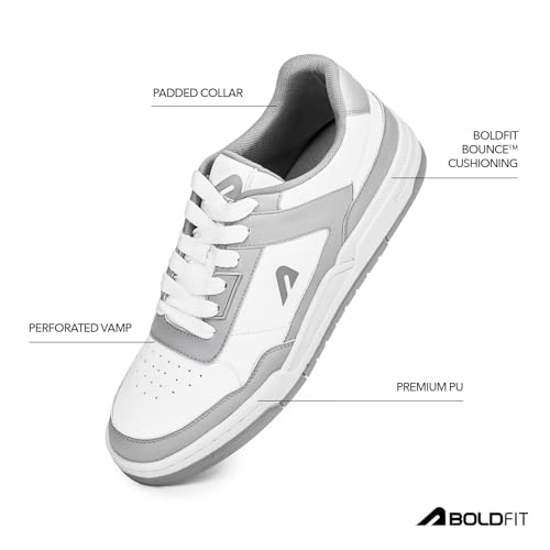 Image of Boldfit Sneakers for Man Lightweight Shoes for Men Comfortable Sneakers for Men Air Mesh Casual Shoes Mens Soft Cushion Insole Lace Up Casual Boys Shoe Sneaker DripBloc