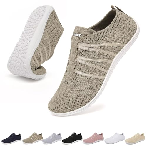 Merdoo Barefoot Chaussures Minimalistes Femme Homme Basket sans Lacets Légères Respirantes Chaussures de Marche Fitness Sneakers Confortable Barefoot Shoes Unisexe...