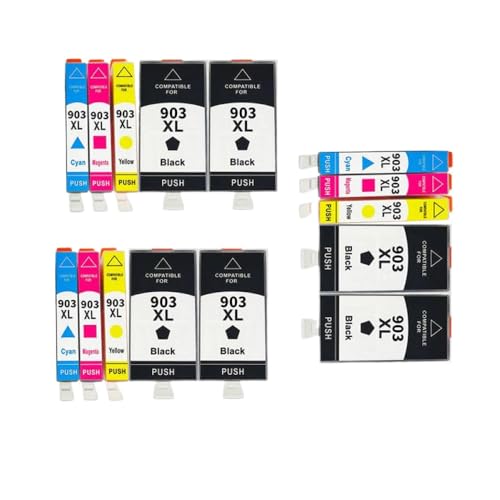 Cartouche d'encre 903XL compatible Officejet Pro 6960 6970 pack encre imprimante