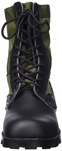 CamoOutdoor US Army Combat Vietnam Era Jungle Mens Boots Military Panama Sole Olive2