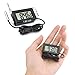 Aquarium Thermometer, 2 PCS AikTryee Fish Tank Thermometer, Reptile Thermometer, Terrarium Temperature Meters Gauge, LCD Display ( ℉) for Vehicle Reptile Terrarium Fish Tank Refrigerator