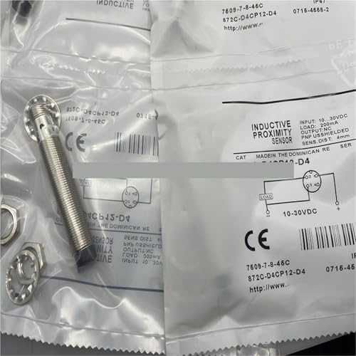 Sensor 872C-D4CP12-D4 de alta precisión con conector M12 2