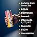 LIFEAID FITAID Energy, 200mg Natural Caffeine, Keto, Variety Pack, Optimum Performance Formula: BCAAs, Quercetin, Electrolytes, Omega-3s, 15 Calories, Paleo, Vegan & Gluten-Free, 12 Fl Oz (Pack of 12)