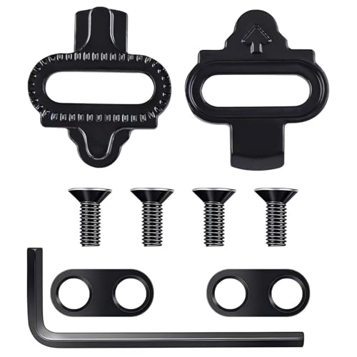 SPD Cleats for Cycling Shoes, Compatible with SPD Pedals, Durable and Anti-Slip Design, Ideal for Outdoor Cycling, Perfect for Mountain Bikes and Road Bikes