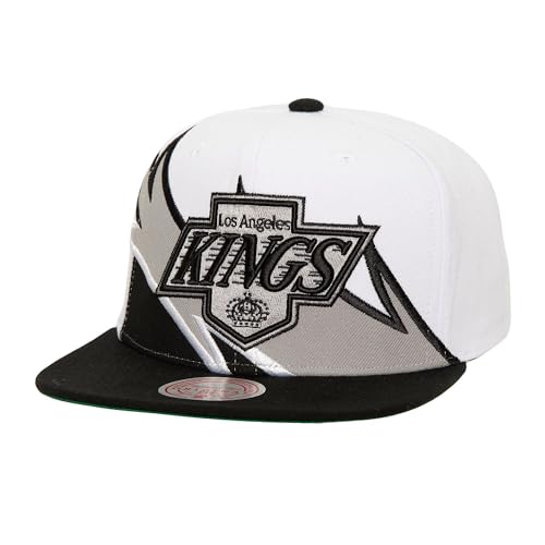 Mitchell & Ness NHL Waverunner Snapback Cap Los Angeles Kings, White, One Size