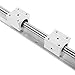 ANKROYU Linear Rail Shaft Bearing Slide Block SBR16S Guide with 2Pcs SBR16UU Slider High Precision Industrial Grade Linear Motion System for CNC Routers Lathes Machine Tools High C