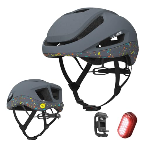 Image of Lumos Aero GT Bike Helmet Lightweight Ventilation | Firefly Mini Compatible Sync Turn Signal & Brake Lights | Road Bicycle Helmets for Adults: Men, Women