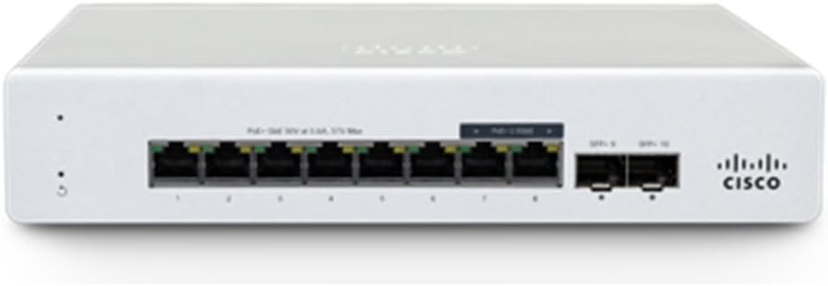 Amazon.com: Meraki Cisco MS130-8X Cloud Managed Switch - 6X 1GbE+ 2X 2. ...