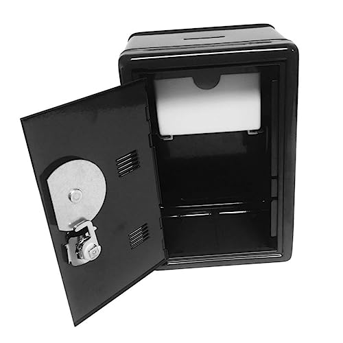 Cabilock 1pc Cash Box Money Box Strongbox Mini Money Storage Box Toy Safe Digital Safe Secure Piggy Bank Desktop Money Container Iron Password Case Metal Protective Case Coin till