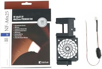Fan Bracket for PS2 Fat Noctua - ABS Plastic Cooling Mount for NF-A6x25 Fans, Tool-Free Fit Cooling Upgrade Kit for PlayStation 2 (Quiet Overheat Prevention Solution) (Fan Bracket + Noctua Fan) image 4