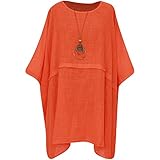 Détails de la taille : haut grande taille. Taille unique parfaite pour la taille 44 à 54 - Tour de poitrine de l'aisselle à l'aisselle : 97 cm - Longueur du centre du dos à l'ourlet : 76 cm