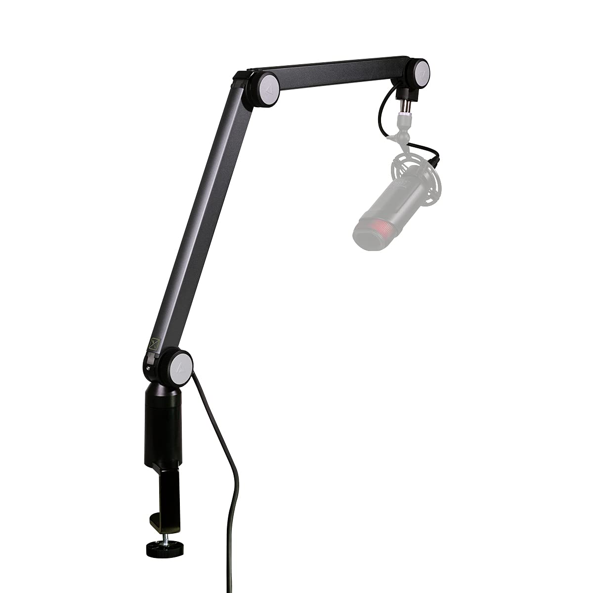 Thronmax Supporto per microfono Caster-Stand (S2 – XLR) con struttura a molla interna per registrazioni professionali HD di qualità da studio durante podcast / streaming / chat / gameplay / YouTube /